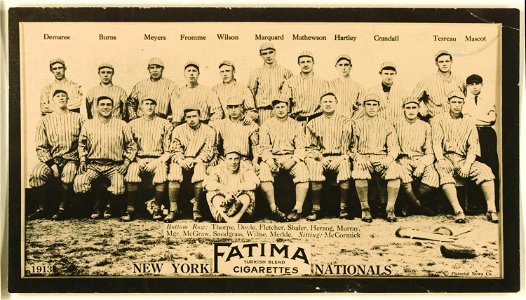 New York Giants, baseball card portrait LCCN2007685722