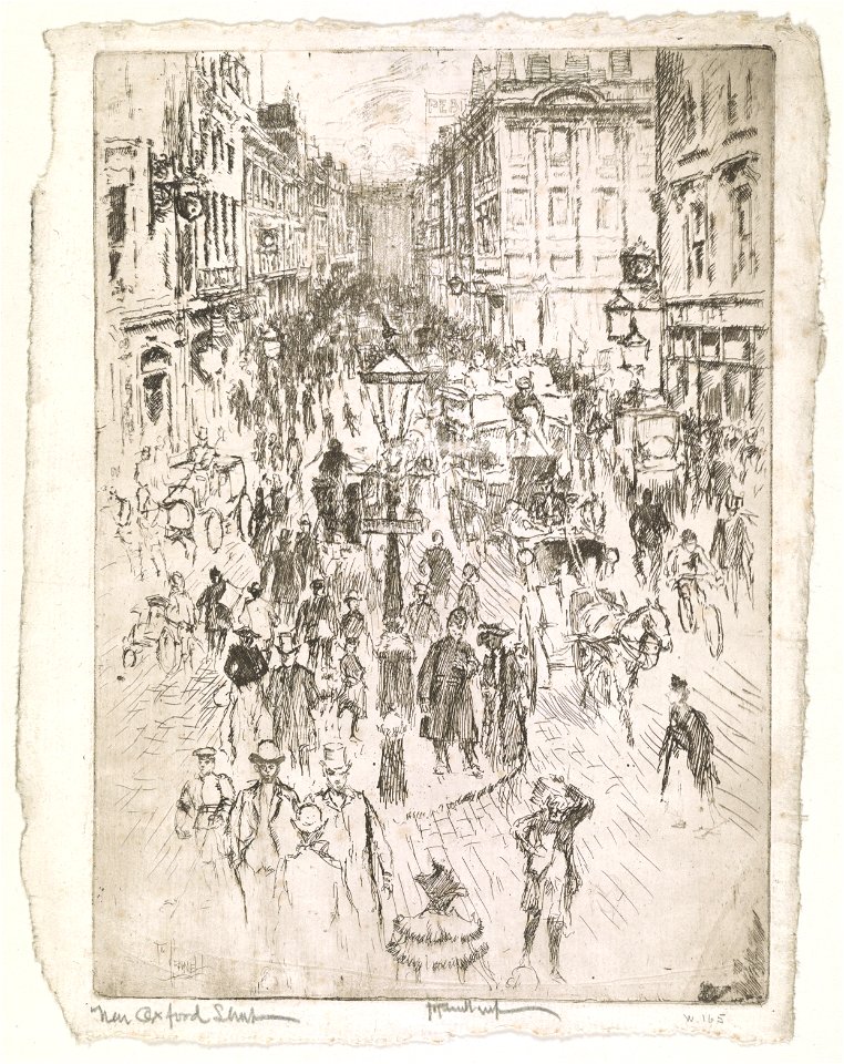 New Oxford Street, (London) - Jo. Pennell. LCCN2003676049