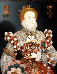 Nicholas Hilliard (called) - Portrait of Queen Elizabeth I - Google Art Project. Free illustration for personal and commercial use.