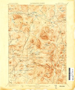 Newcomb New York USGS topo map 1896