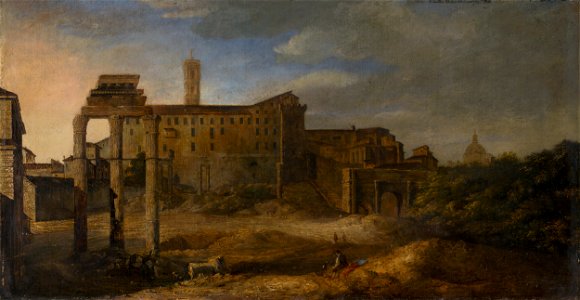 Neznámy maliar - Roman Ruins - O 1771 - Slovak National Gallery