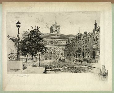 New York Produce Exchange, 2 Broadway, opposite Bowling Green) - F. Leo Hunter 1887 LCCN2006677672