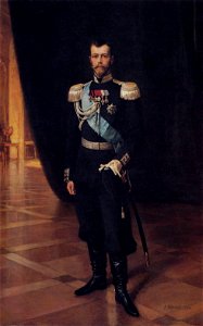 Nicholas II by Edelfelt