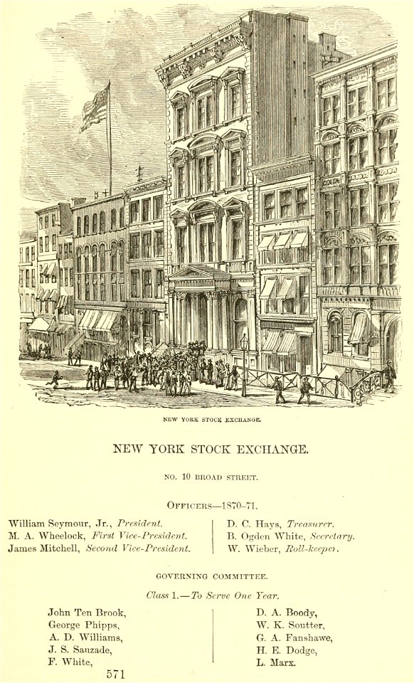 New York Stock Exchange, Valentine's Manual