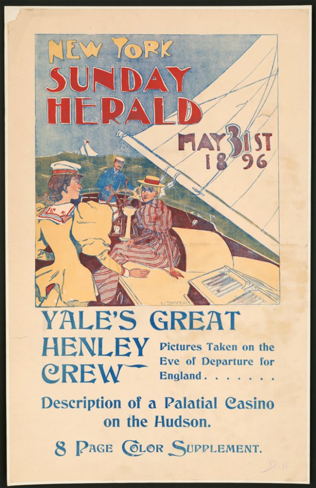 New York Sunday Herald, May 31st 1896. Yale's great henley crew LCCN2015647853