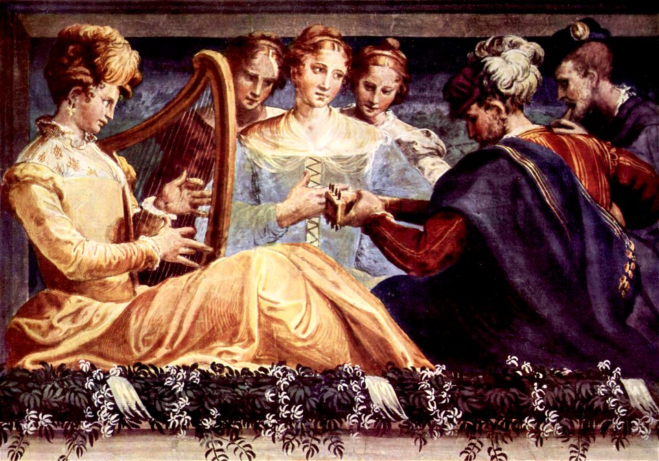 Niccolo dell abbate - o concerto. Free illustration for personal and commercial use.