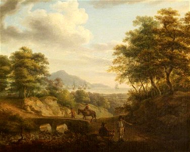 Nicholas Pocock (1740-1821) - View of Milford Haven, Pembrokeshire - 21152 - National Trust