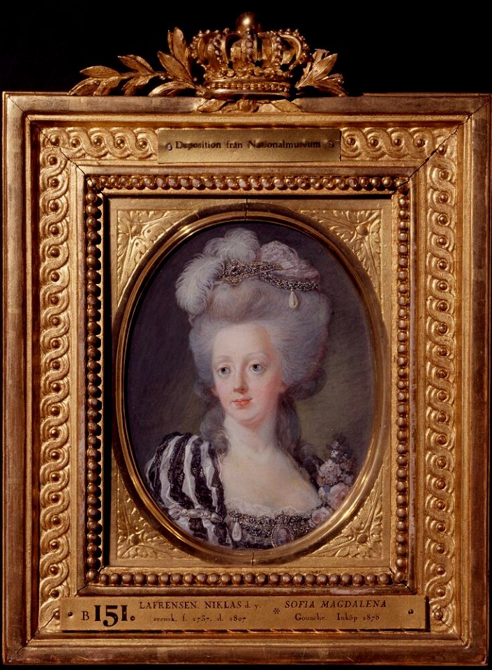 Niclas Lafrensen d.y. - Sofia Magdalena Queen of Denmark - NMB 151 - Nationalmuseum