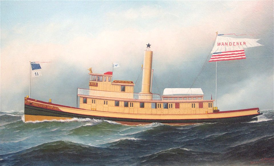 New York Tug Wanderer, by Antonio Jacobsen 822
