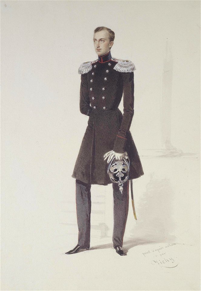Nicholas Nikolaievich the Elder by M.Zichy (1852)