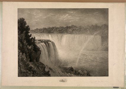 Niagara Falls. Part of the American Fall from the foot of the stair case LCCN2004667993