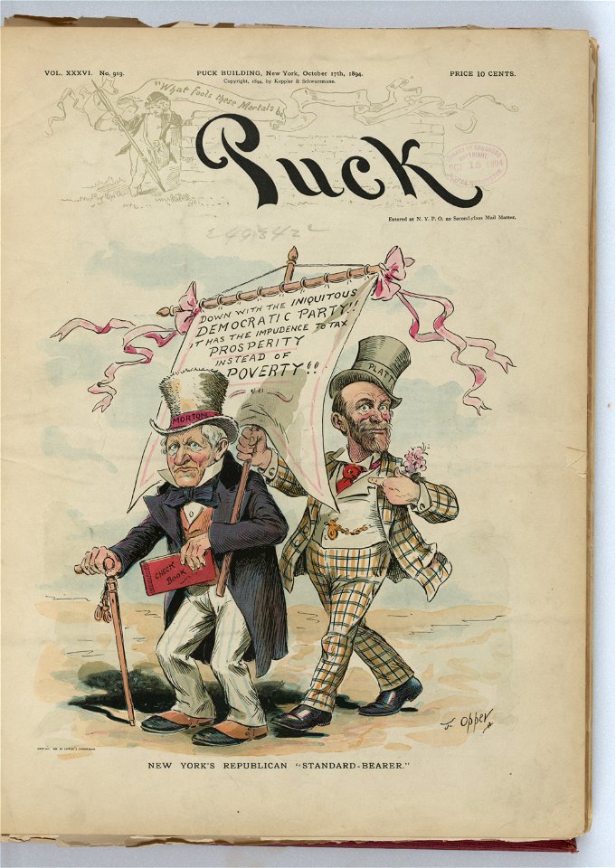 New York's Republican standard-bearer - F. Opper. LCCN2012648665