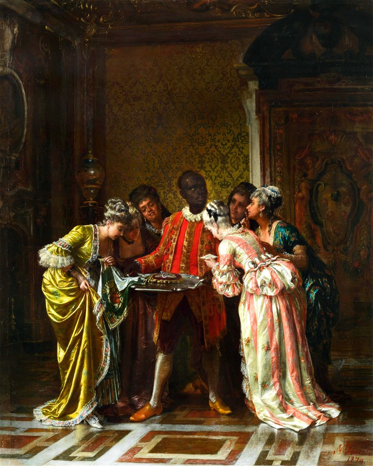Nicola Sanesi Die Perlenkette 1874