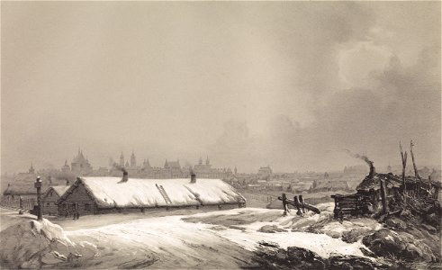 Miensk, Plabanskija Młyny. Менск, Плябанскія Млыны (Lauvergne, 1840) (2)
