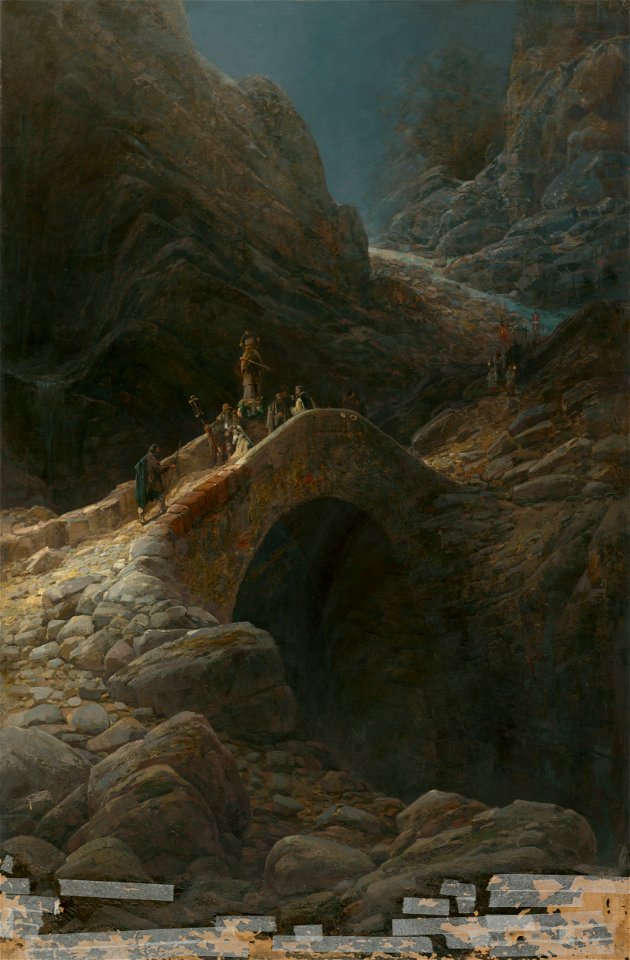 Neznámy autor - Pútnici - O 6986 - Slovak National Gallery