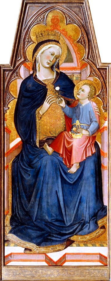 Niccolò di Buonaccorso - Madonna and Child, 1387