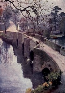 Newby Bridge - The English Lakes - A. Heaton Cooper