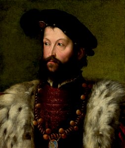 Niccolò dell'Abbate - Presumed portrait of Ercole II d'Este, Duke of Ferrara. Free illustration for personal and commercial use.