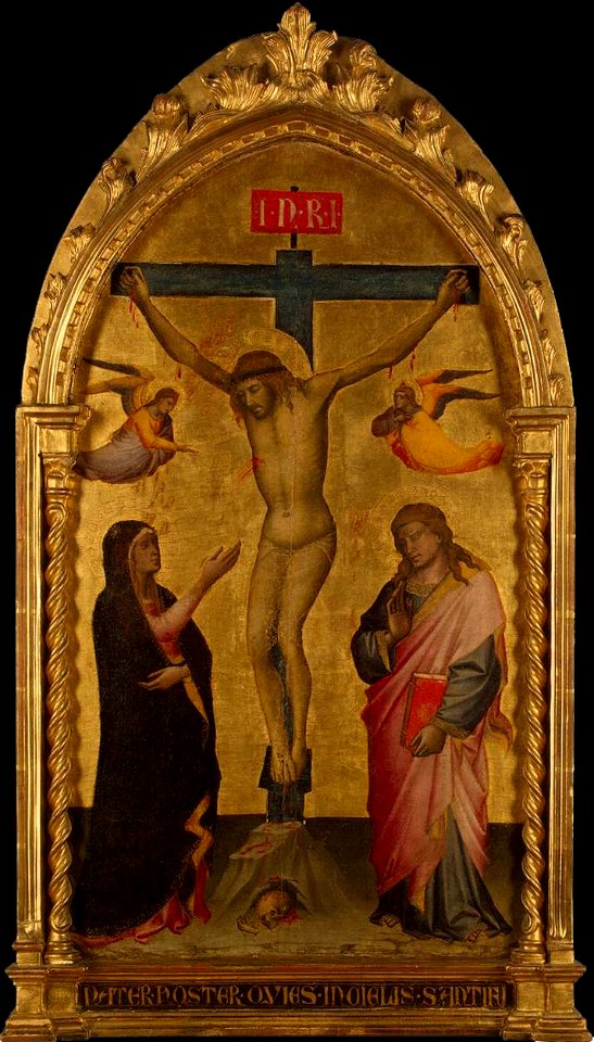 Niccolò Di Pietro Gerini - Crucifixion with the Virgin and St John - WGA16550