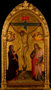 Niccolò Di Pietro Gerini - Crucifixion with the Virgin and St John - WGA16550