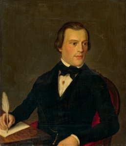 Neznámy autor - Podobizeň píšúceho muža - O 3854 - Slovak National Gallery