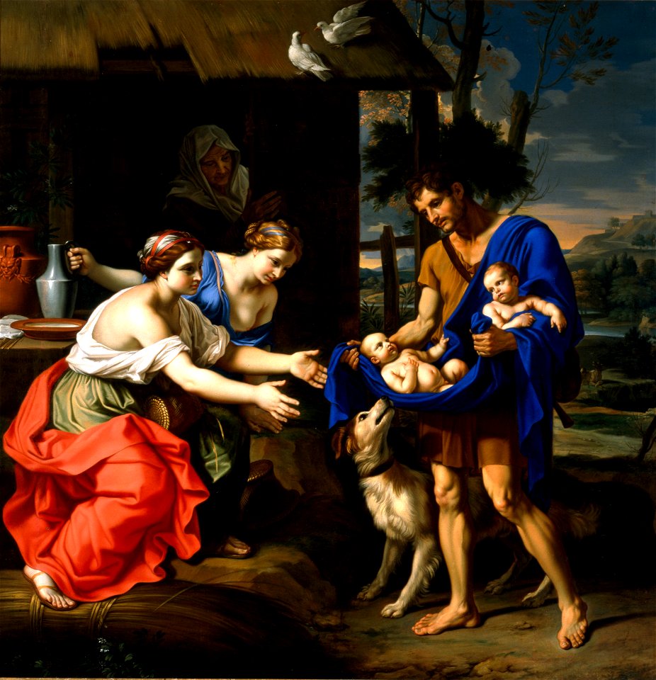 Mignard - The Shepherd Faustulus Bringing Romulus and Remus to His Wife