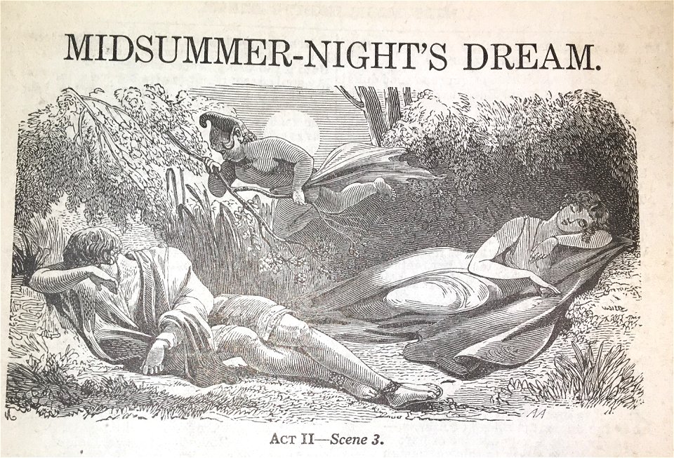 Midsummer-Night's Dream Lithograph
