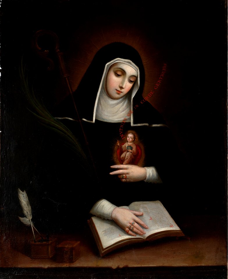 Miguel Cabrera, Santa Gertrudis, 1763 Mexico