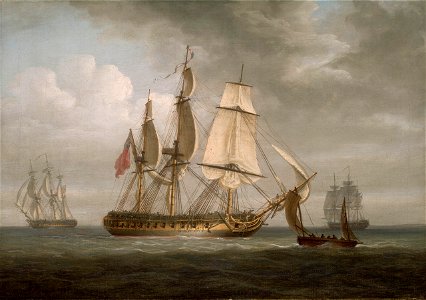 Nicholas Pocock - The Frigate 'Triton'