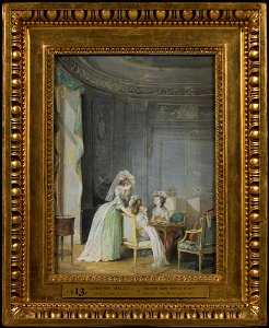 Niclas Lafrensen d.y. - Ladies Playing Cards - NMB 13 - Nationalmuseum