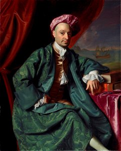 Nicholas Boylston by John Singleton Copley 1767. Free illustration for personal and commercial use.