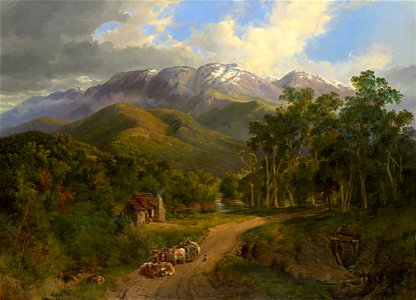 Nicholas Chevalier - The Buffalo Ranges - Google Art Project