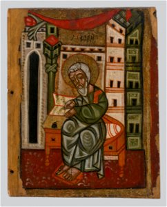 Neznámy ikonopisec - Evanjelista Matúš - O 6192 - Slovak National Gallery