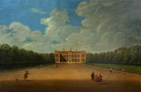 Nicholas Thomas Dall (1706-1776) - Sudbury Hall from the North - 653235 - National Trust