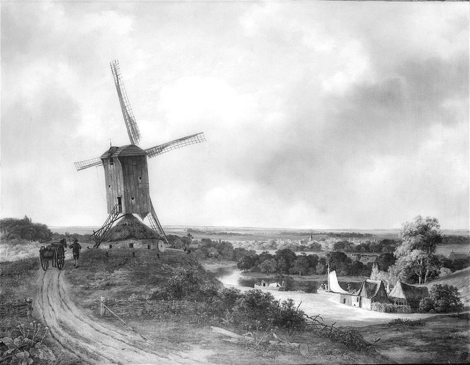 Nicolaas Johannes Roosenboom - Landschap - SA 2088 - Amsterdam Museum