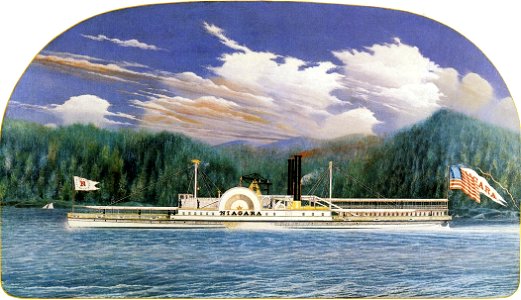 Niagara (steamboat) by Bard. Free illustration for personal and commercial use.