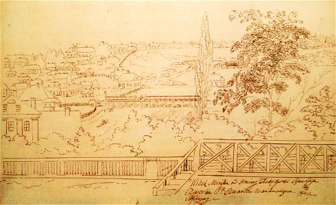 Miensk, Vałoki Połackija. Менск, Валокі Полацкія (Č. Maniuška, 1849)