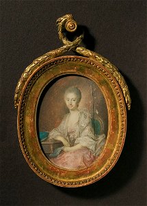 Niclas Lafrensen d.y. - Jacobina Sophia Psilanderhielm von Seulenberg (1733-1768), g.m. Carl Erik Wadenstierna - NMGrh 4324 - Nationalmuseum