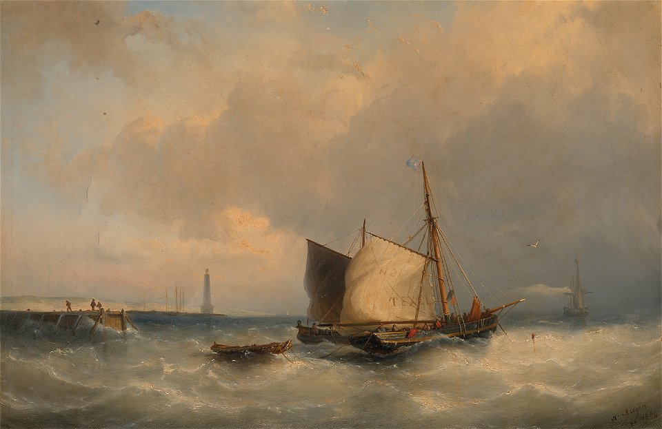 Nicolaas Riegen - Woelig Water - SA 258 - Amsterdam Museum