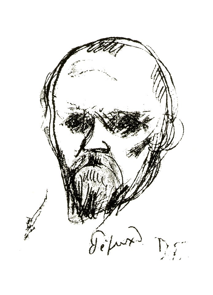 Nicholas Roerich by Feodor Chaliapin 1917