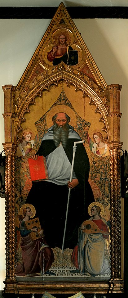 Niccolò di Pietro Gerini. Saint Anthony Abbot with Four Anglels