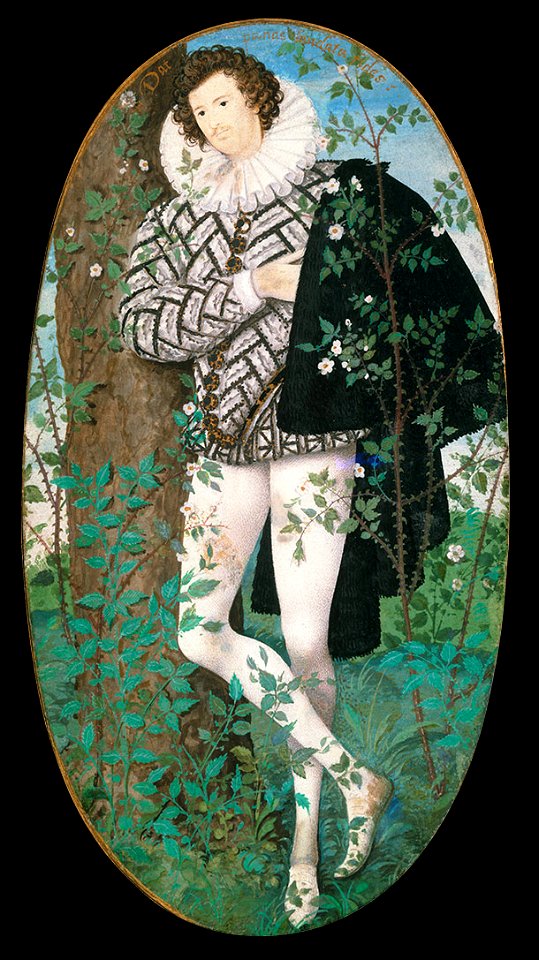 Nicholas Hilliard - Young Man Among Roses - V&A P.163-1910