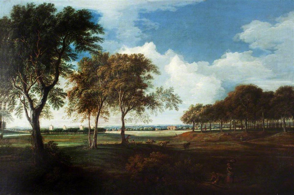 Nicholas Thomas Dall (1706-1776) - Sudbury Park from the North, Morning - 653170 - National Trust