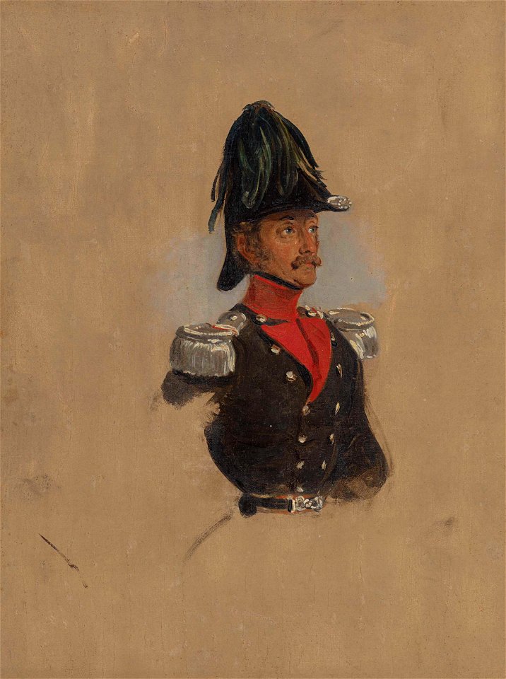 Nicolaas Pieneman - Portretstudie van kapitein J.J.P. van Munnick - RP-T-1987-9 - Rijksmuseum