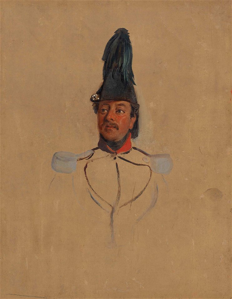 Nicolaas Pieneman - Portretstudie van kapitein T.S. Nabal - RP-T-1987-8 - Rijksmuseum