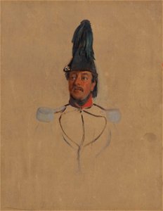Nicolaas Pieneman - Portretstudie van kapitein T.S. Nabal - RP-T-1987-8 - Rijksmuseum