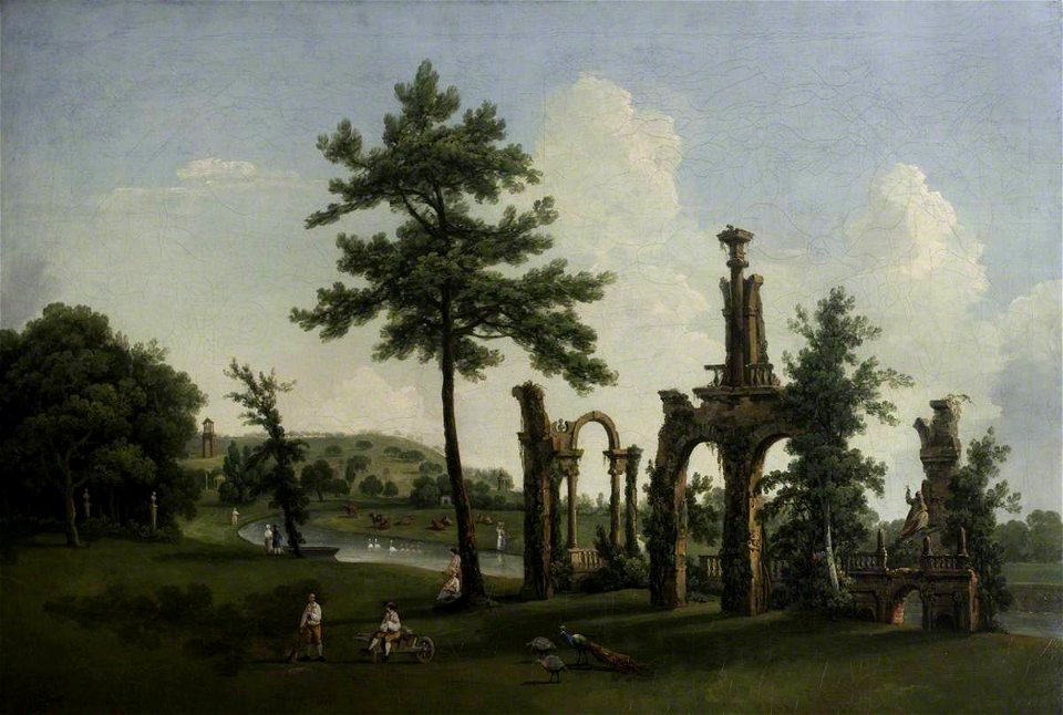 Nicholas Thomas Dall (1706-1776) - The Ruins, Shugborough - 1271030 - National Trust
