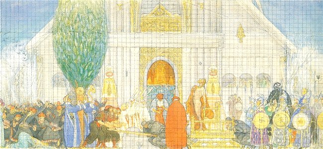 Midvinterblot, third sketch (1913), nr 238