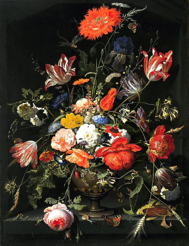 Mignon, Abraham - Zomerbloemen - ca. 1660-1680