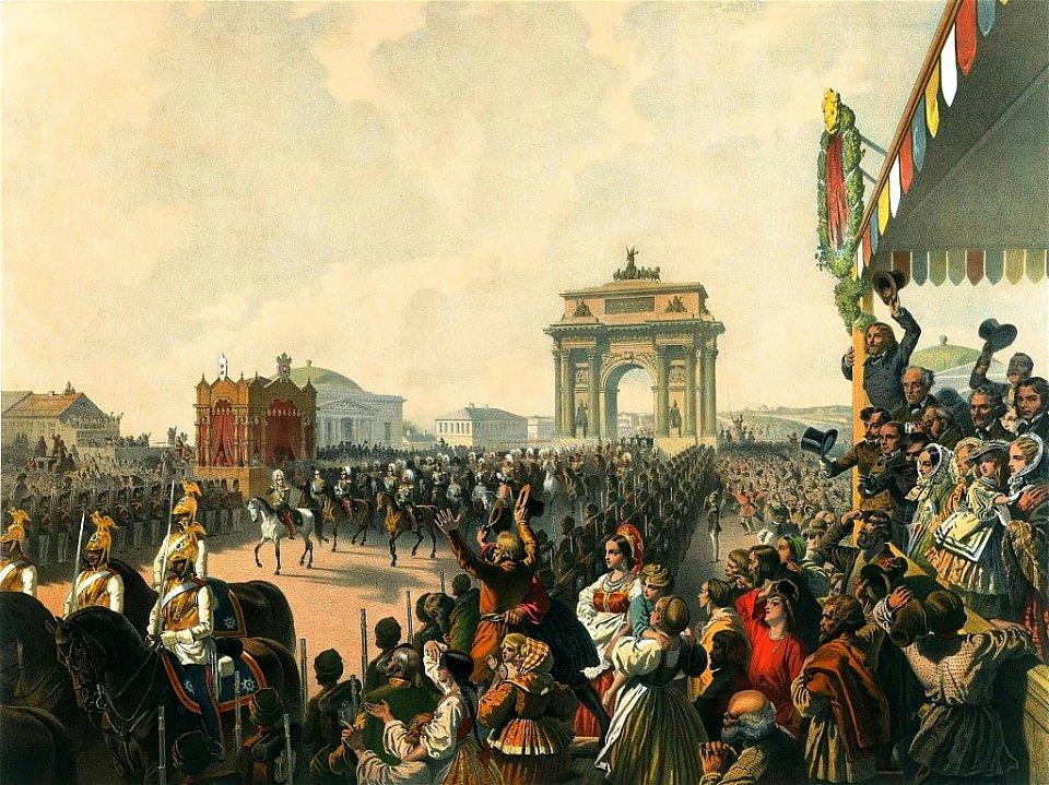 Mihaly Zichy-Triumphal entry Alexander II Maria Alexandrovna